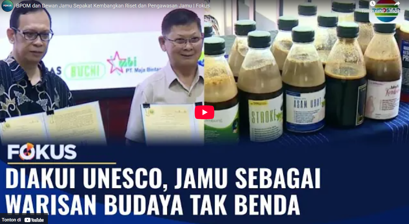 BPOM dan Dewan Jamu Sepakat Kembangkan Riset dan Pengawasan Jamu